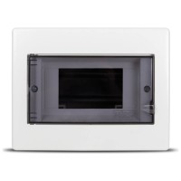 Tablou Electric 6 Module IP40 Plastic, Montaj Aparent pe Perete - vedere laterala