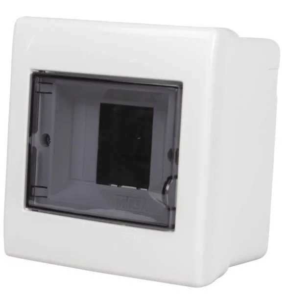 Tablou electric 4 module IP40, plastic, montaj aparent cu sina DIN