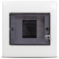 Tablou electric 4 module IP40, plastic, montaj aparent cu sina DIN - detaliu