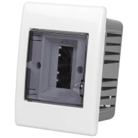 Tablou Sigurante 2 Module IP40 Plastic, Usa Transparenta, Aparent