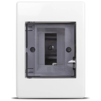 Tablou Sigurante 2 Module IP40 Plastic, Usa Transparenta, Aparent - vedere laterala