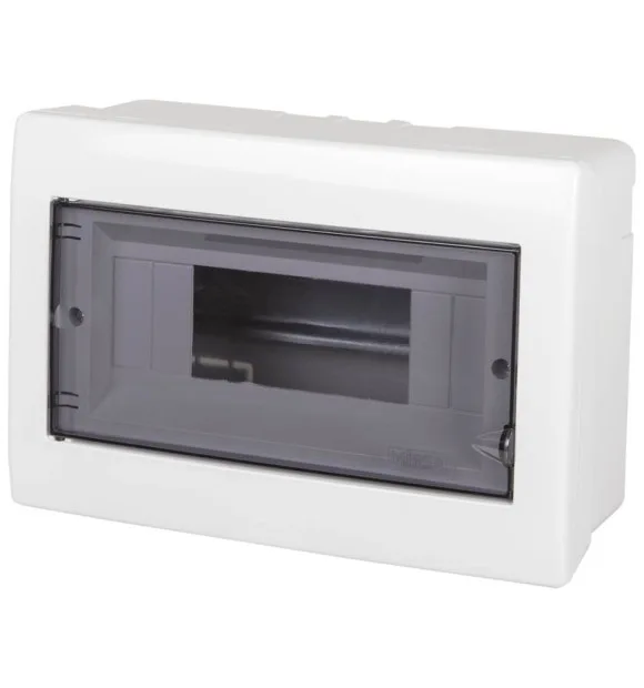 Tablou electric distributie 12 module, 1 rand, IP40, plastic, montaj aparent