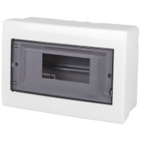 Tablou electric distributie 12 module, 1 rand, IP40, plastic, montaj aparent