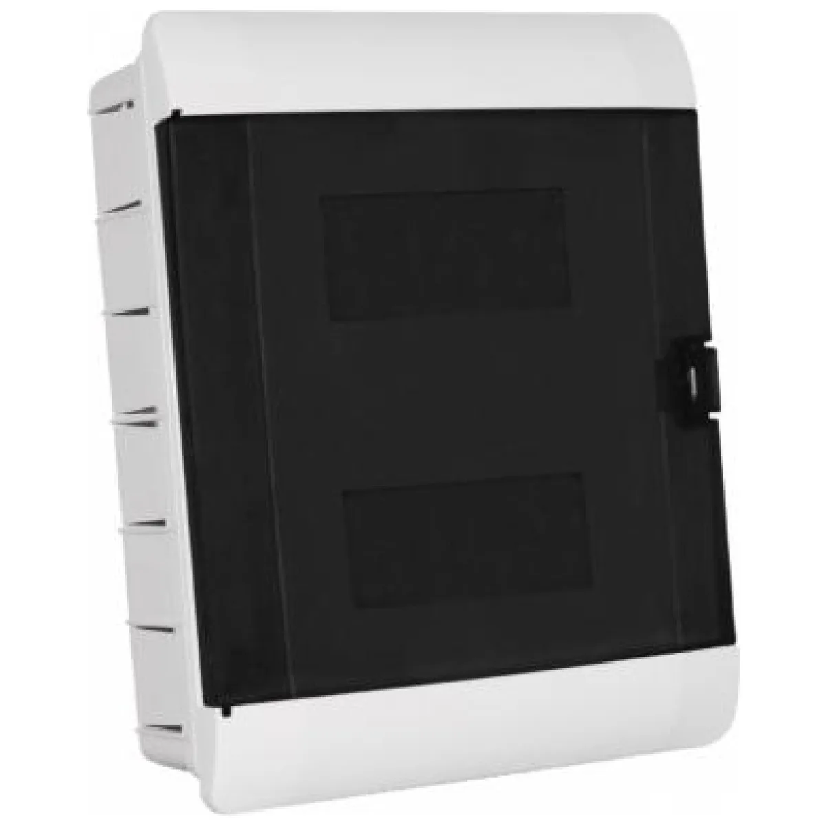 Tablou electric 16 module IP40, plastic, usa transparenta, montaj aparent