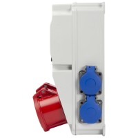 Tablou organizare santier 1P 5x32A + 1P 5x16A + 2P 1x16A, 380V/220V - ambalaj