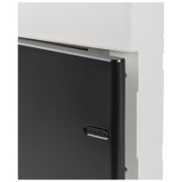 Tablou electric plastic 36 module IP40, montaj aparent, usa transparenta - vedere laterala