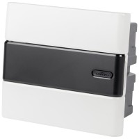 Tablou electric 8 module IP40 ingropat, usa transparenta - plastic