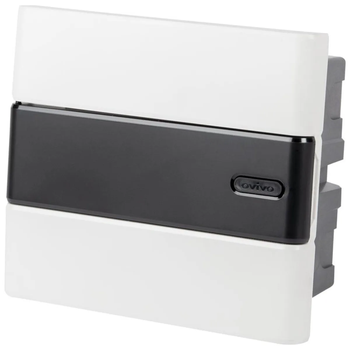 Tablou electric 8 module IP40 ingropat, usa transparenta - plastic