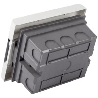 Tablou electric 8 module IP40 ingropat, usa transparenta - plastic - detaliu