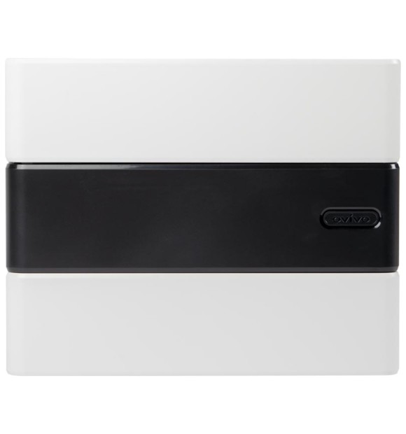 Tablou electric 12 module IP40 incastrat, usa transparenta, plastic