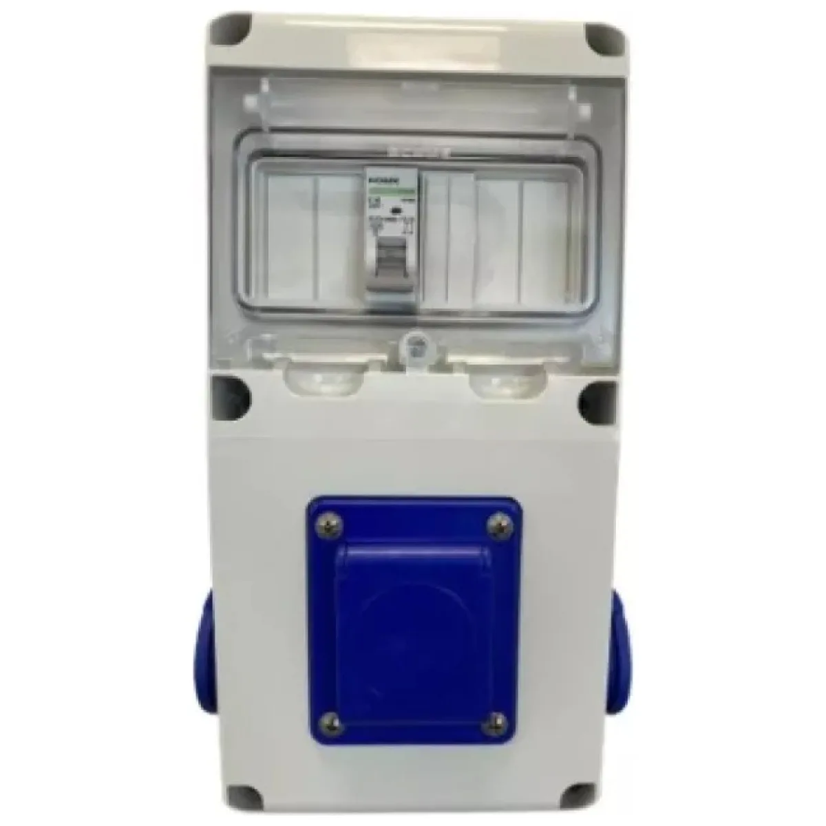 Tablou organizare santier cablat 3x Schuko IP44, 230V - Scame