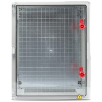 Tablou ABS IP66 cu Usa Transparenta 250x350x150mm - detaliu
