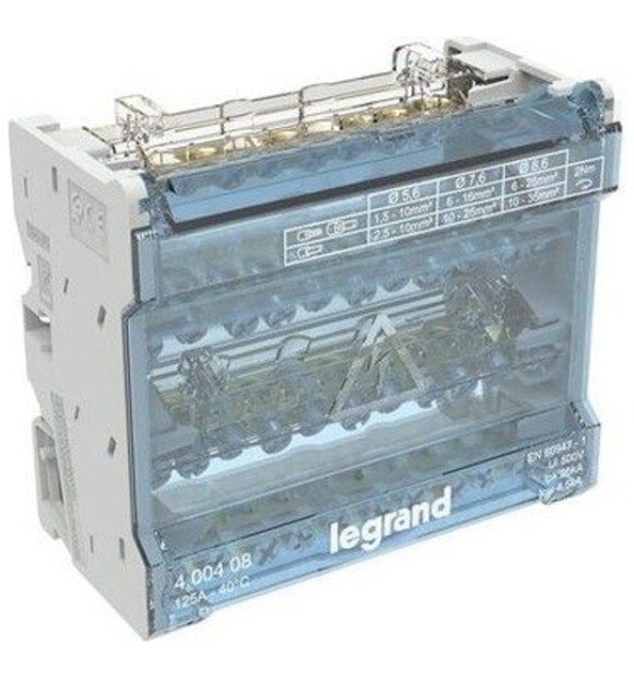 Distribuitor modular 4P 125A Legrand, repartitor circuit tablou