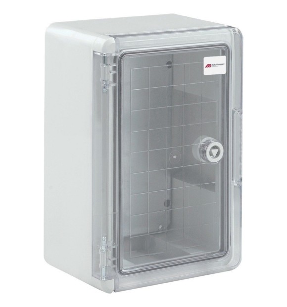 Tablou electric ABS 18 module IP65 cu usa transparenta, montaj aparent 250x350x150mm