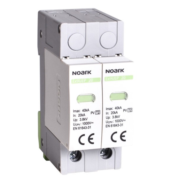 Descarcator supratensiuni DC SPD Tip 2 600VDC 20kA 2P Noark Ex9UEP
