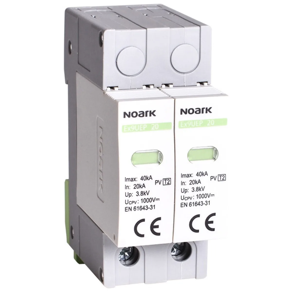 Descarcator supratensiuni DC SPD Tip 2 600VDC 20kA 2P Noark Ex9UEP