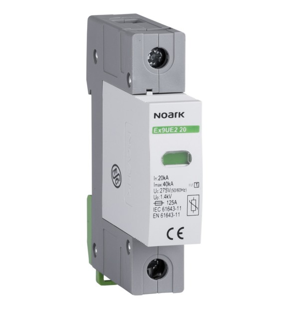 Descarcator supratensiuni Tip 2 monopolar 20kA 275V AC IP20 Ex9UE2 Noark