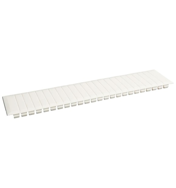Obturator tablou electric 12 module, banda oarba plastic sina DIN