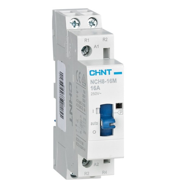 Contactor modular Chint 16A 2NO, bobina 230V, montaj sina DIN