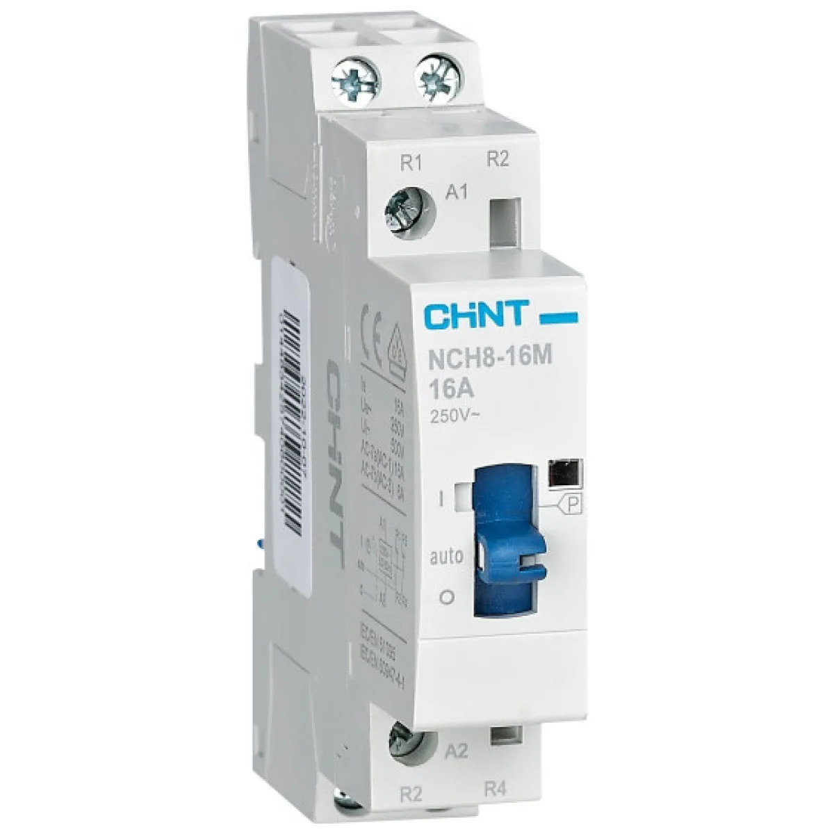 Contactor modular Chint 16A 2NO, bobina 230V, montaj sina DIN