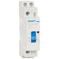 Contactor modular 20A 2NO bobina 220/240V, 2P, sina DIN - Chint
