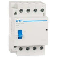 Contactor modular 40A 4NO, bobina 220/240V, 4 poli Chint