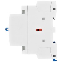 Contactor modular 40A 4NO, bobina 220/240V, 4 poli Chint - vedere laterala