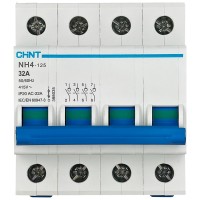 Separator de sarcina 32A 4P Chint, intrerupator-separator pe sina DIN - detaliu
