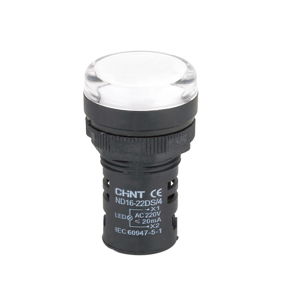 Lampa semnalizare usa 230VAC verde, montaj panou - Chint