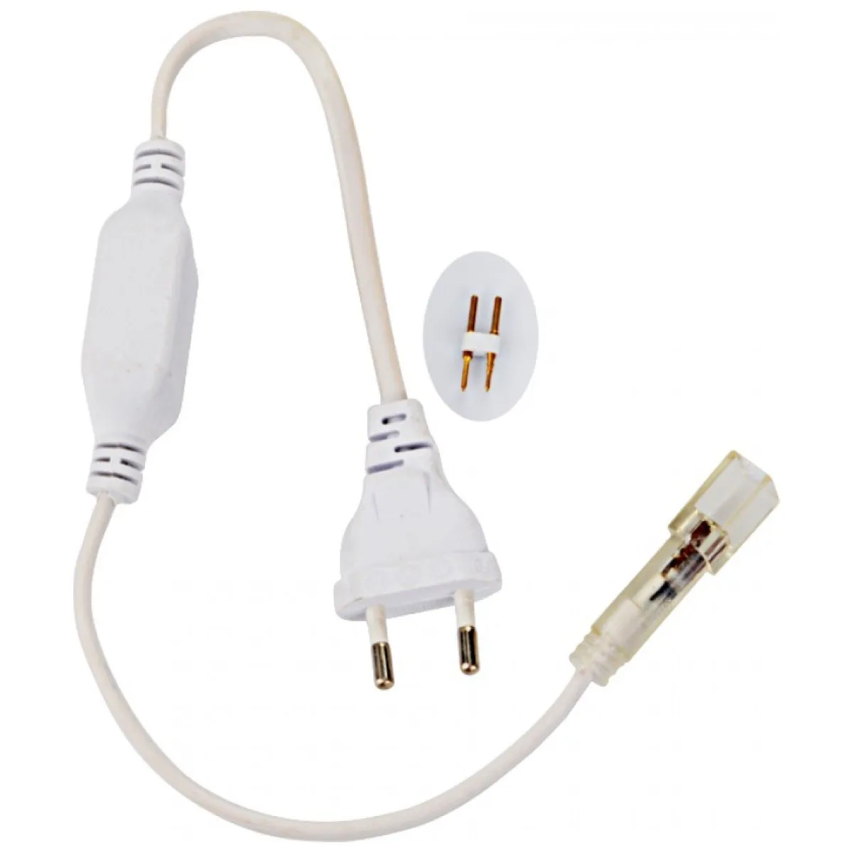 Alimentator banda LED 220V cu stecher, 5050, IP20 - plug and play