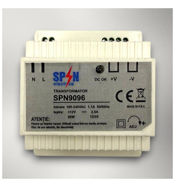 Transformator banda LED 230V-12V, 30W, 2.5A, IP20