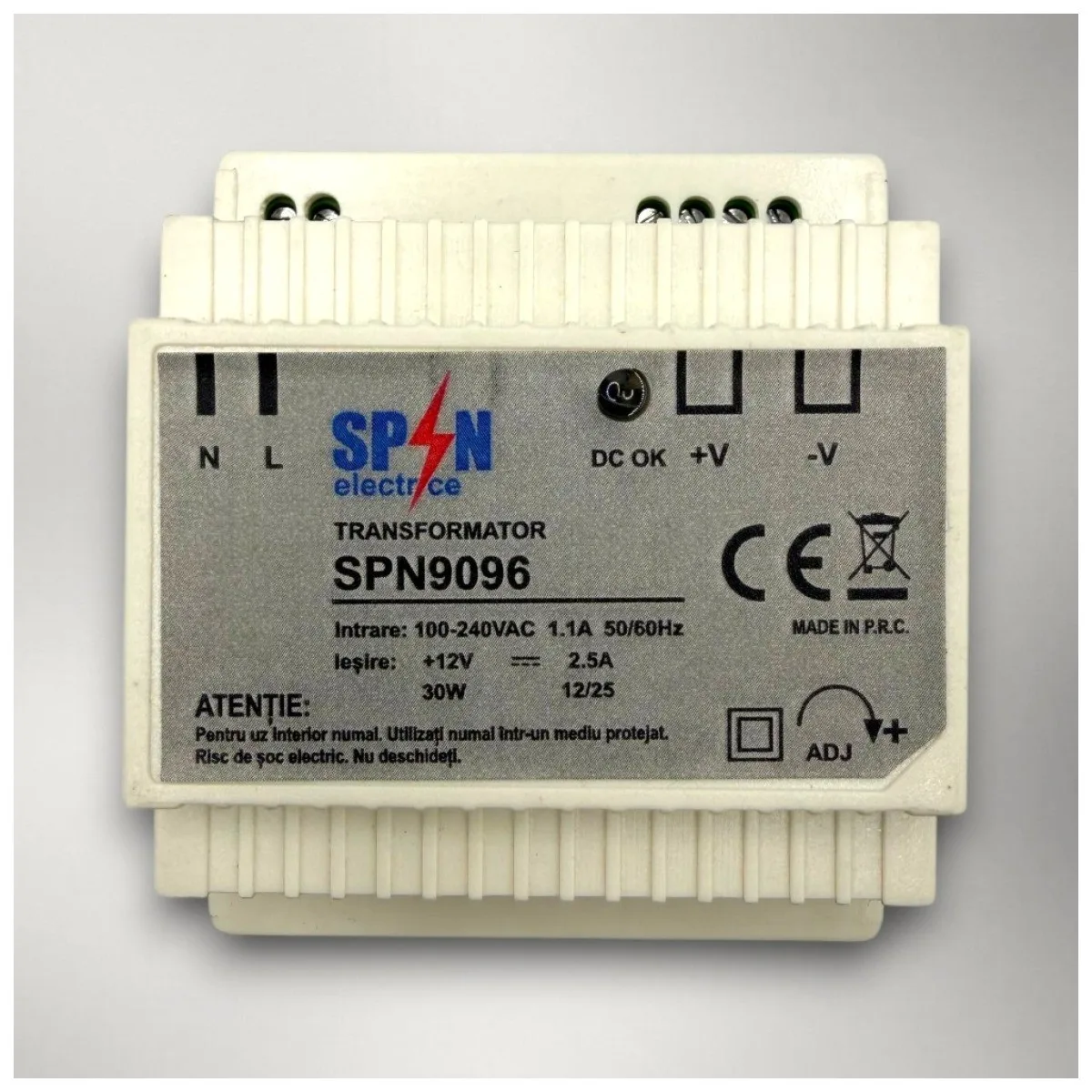 Transformator banda LED 230V-12V, 30W, 2.5A, IP20