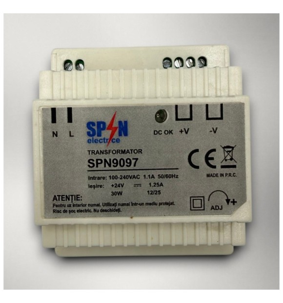 Transformator banda LED 230V-24V 30W 1.25A IP20