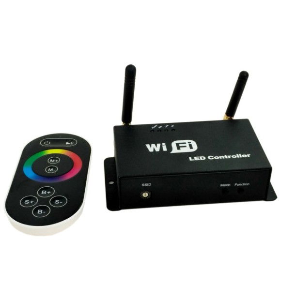Controller banda LED RGB WiFi 5-24V 192W 30A IP20 + telecomanda