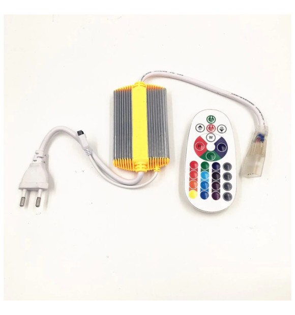 Controller banda LED RGB 220V 1500W IP65, telecomanda IR