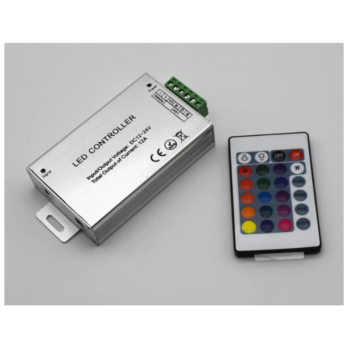 Controller banda LED RGB 12V/24V, 216W/432W, 18A, telecomanda IR
