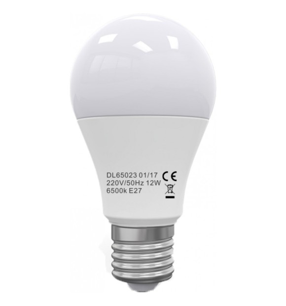Bec LED E27 A60, 12W 100W, 2700K lumina calda, 960lm