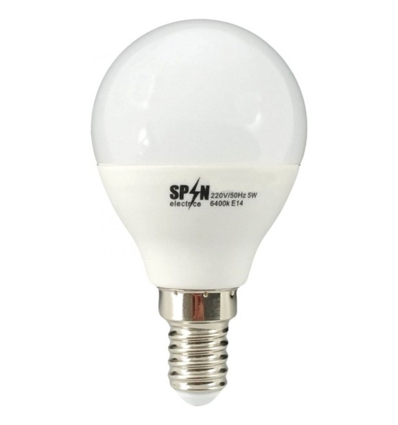 Bec LED E14 glob G45, 3W 25W, 6400K lumina rece, 260lm