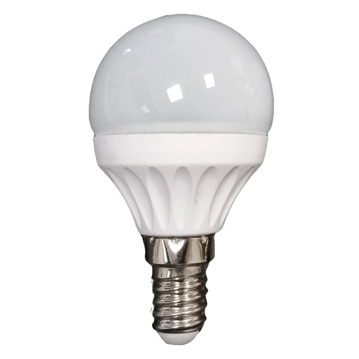 Bec LED sferic E14 glob G45, 5W, 2700K lumina calda, 450lm