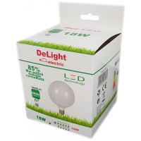 Bec LED E27 G120, 18W 120W, 6400K lumina rece, 1440lm, IP20 - vedere laterala