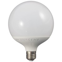 Bec LED E27 G120 glob 18W 200W, 2700K lumina calda, 1800Lm