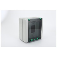 Tablou electric distributie 8 module IP20, montaj aparent 215x210x140 mm - vedere laterala