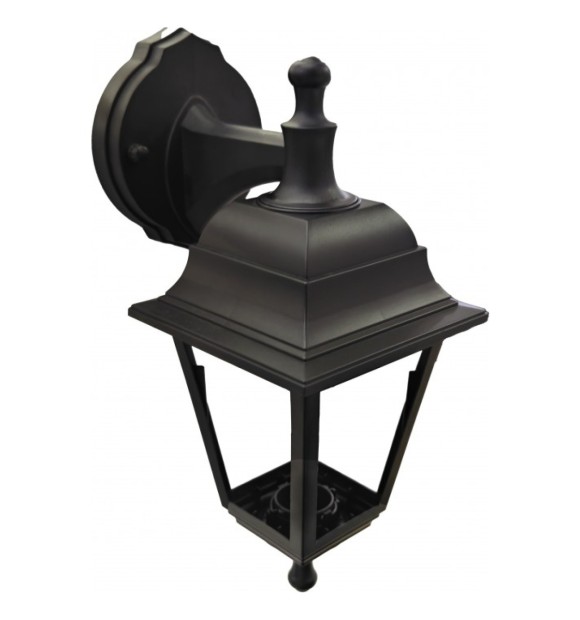 Felinar perete exterior negru 40W IP44, 350x205mm, montaj pe perete