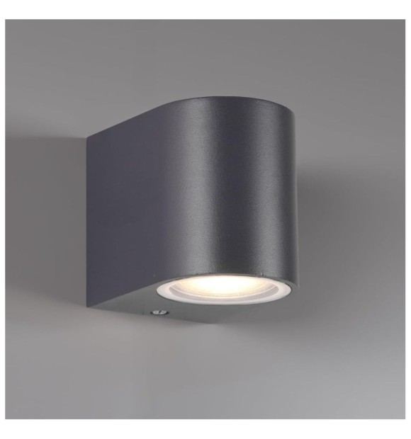Aplica LED exterior negru IP44 cu dulie GU10, max 5W, 90x80x70mm