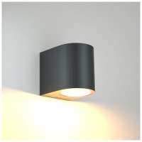 Aplica LED exterior negru IP44 cu dulie GU10, max 5W, 90x80x70mm - ambalaj