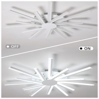Lustra LED SUN 86W 7100lm CCT 3000K-6500K Dimabila cu Telecomanda - detaliu