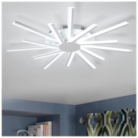 Lustra LED SUN 86W 7100lm CCT 3000K-6500K Dimabila cu Telecomanda - imagine 7