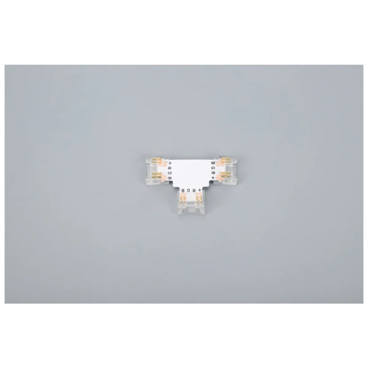 Conector prelungire T banda LED RGB IP20, PCB 10mm, 12V/24V