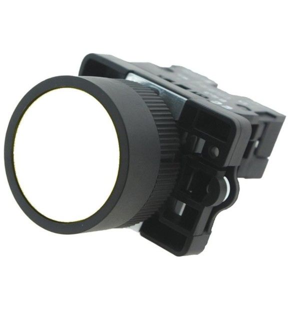 Buton de Comanda Incastrat Alb 230V 3A, Decupaj 22,5mm, Cap 29mm