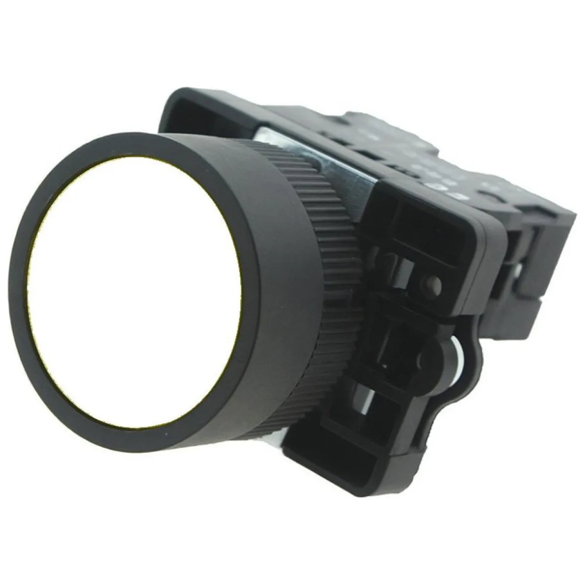 Buton de Comanda Incastrat Alb 230V 3A, Decupaj 22,5mm, Cap 29mm